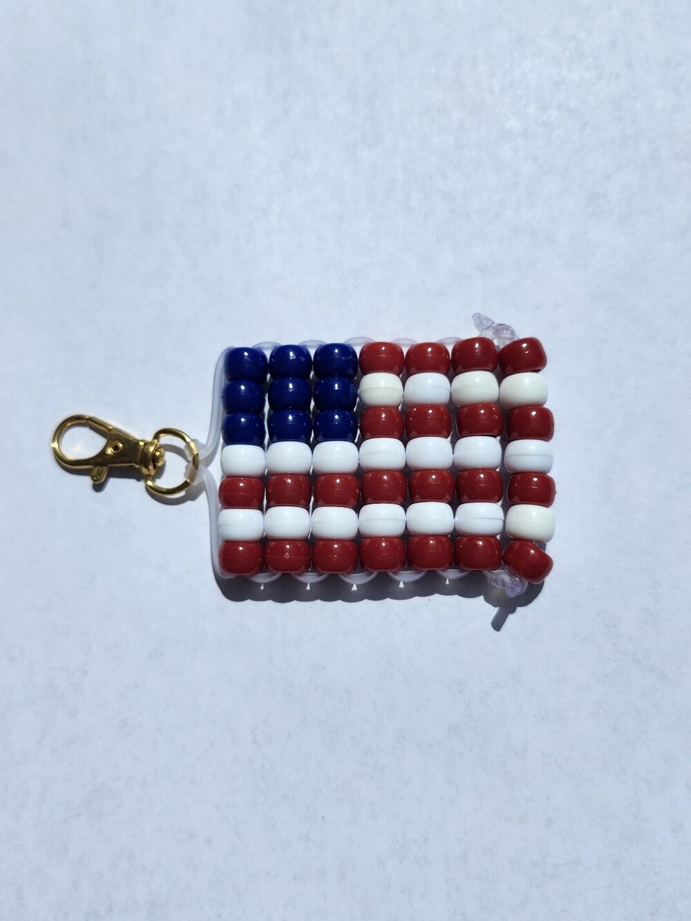 American Flag Keychain